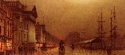 Atkinson Grimshaw Liverpool Custom House Norge oil painting reproduction
